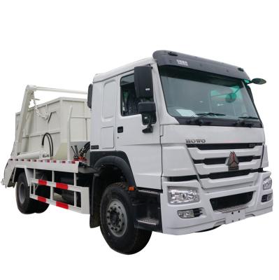 China Hotels Most Popular Swing Arm Trash Cleaning Truck With Waste Collection Bin For Hygiene Industry for sale