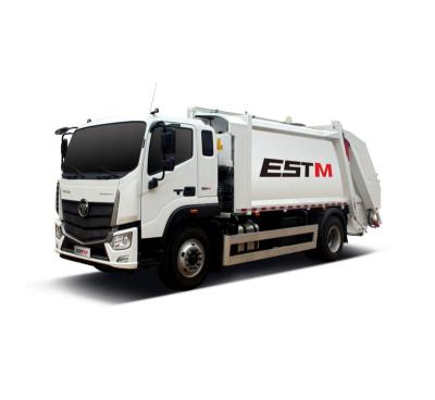 China FOTON hotels sanitation truck waste garbage collector and compactor truck garbage compressor truck 14 m3 for sale