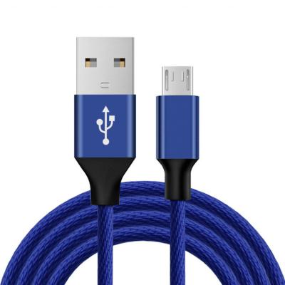 China Billing Custom Durable Android Phone Nylon Braided Micro USB Data Cable Charger For Android Phone for sale