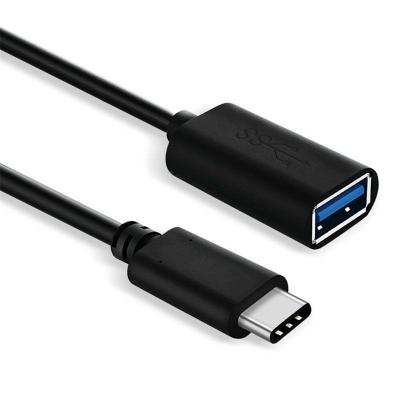 China High Compatible 5Gbps Male 3.1 Data Transmission Short Portable USB Type C To USB 3.0 A Female OTG Adapter Converter Cable for sale