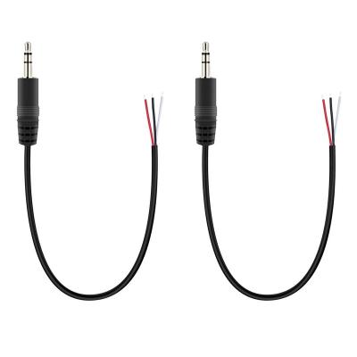 China MP3 / MP4 Player TRS 3 Pole 2.5mm Stereo Jack Connector Audio Cable for sale