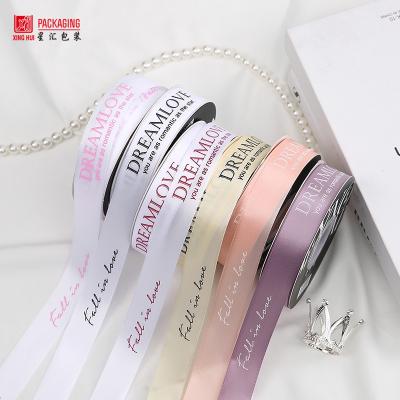 China Baking Florist Supplies Viable English Ribbon Cake Wrapping Gift Ribbon Ribbon for sale