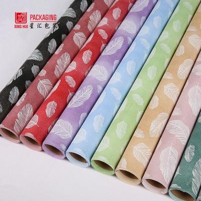 China ANTISTATIC Gift Wrapping Fresh Flower Kraft Paper Paper Rolls for sale