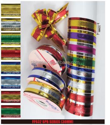 China Floral high quality plastic pp ribbon for gift decoration for sale