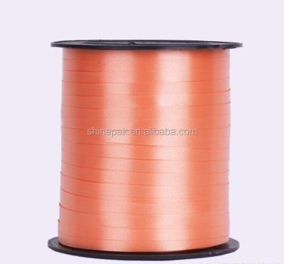 China Gloss Netting 5mm*500Y Plastic Solid Curling Ribbon In Roll , Plastic Balloon Ribbon for sale