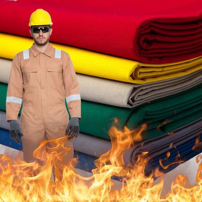 China Resistente Al Fuego Supplier 100pct Flame Retardant Original Cotton Fabric OEM Flame Retardant Woven Fabric for sale