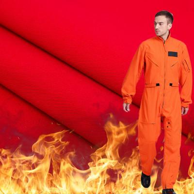 China Customized Flame Retardant 100% Flame Retardant Cotton High Visibility Clothing Fabric For Automotive for sale