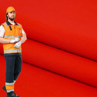 China TC 65/35 32x32 130x70 Anti Static High Visibility Protective Twill Anti Static Conductive Fabric For Safety Overalls for sale