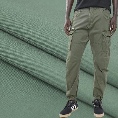 China Wholesale Cheap Price Thick Polyester Cotton Shrink-Resistant 80/20 Plain Dyed Chino Fabrics For Men's Cargo Pants for sale