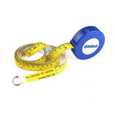 China ABS & Plastic Size Tape Promotion Gift Keychain Round 150cm/60inch Mixed Color Metric Tape for sale