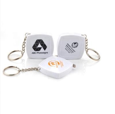 China Portable Key Chain Mini Steel Tape Measure, Square Steel Metric Tape With Your Logo, 6ft ABS Case Wintape 2m Tape Measure for sale