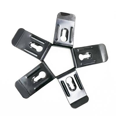 China 65Mn Coating Steel Black Wintape Spring Steel Stamping Metal Belt Clip Accessories Steel Tape Measure for sale