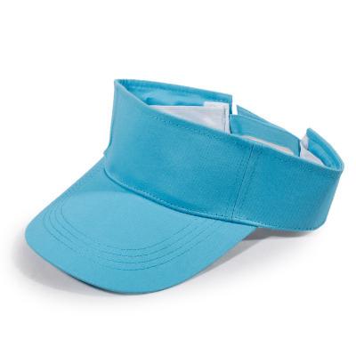 China Custom Factory Character Cotton Golf Sun Visor Empty Top Hat Sun Shade Women Outdoor Sun Shade Hat for sale