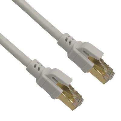 China Telecommunication Cat 8 Ethernet Cable 0.5M 1M Cat 7 Ethernet Cable Protected Patch Cord for sale