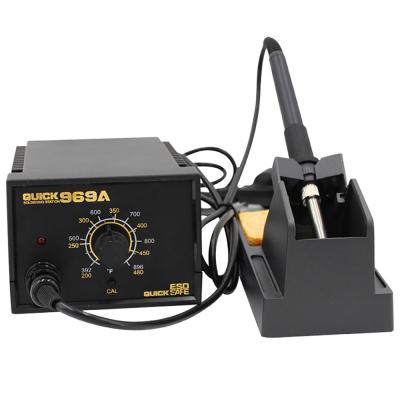 China 969A Constant Temperature 60W Original New 220V Electronic Soldering Iron SMD Rework Station for sale