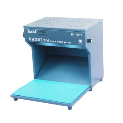 China Kaisi K-1811 Mini Dust Free Room Work Stability Table Phone LCD Repair Machine Cleaning Part with Mat Tools for sale