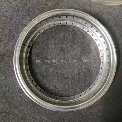 China CHINESE FACTORY HIGH QUALITY ALLOY 3 Pieces Forged Split Rim 15 To 24 Inch Casting Lip Outer Lips Europe Reverse Flat Lip For Work ect for sale