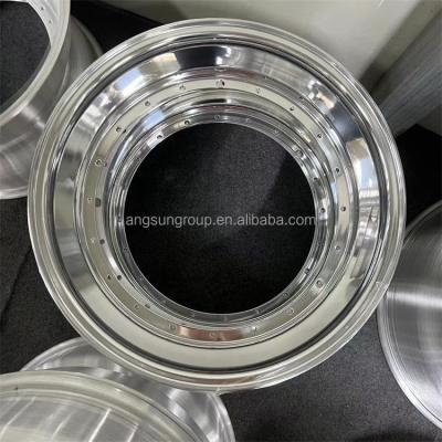 China Chinese Factory High Quality ALLOY 3 Pieces Forged Split Rims 19 To 21 Step Forged Double Lip 6061 Outer Lip For BBS Work for sale