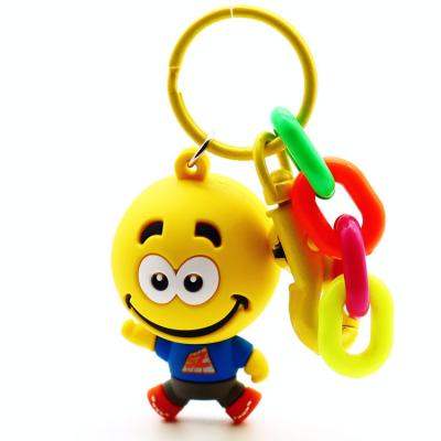 China Custom Cute 3D Cartoon Cute Cartoon OEM ODM China Factory China PVC Rubber Key Chain Environmental Friendly Service For Promotion Gifts Advertising for sale