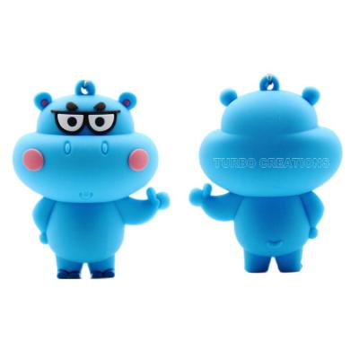 China Durable Custom Key Chain PVC 3d Models Cartoon Action Figure PVC Key Chain for sale