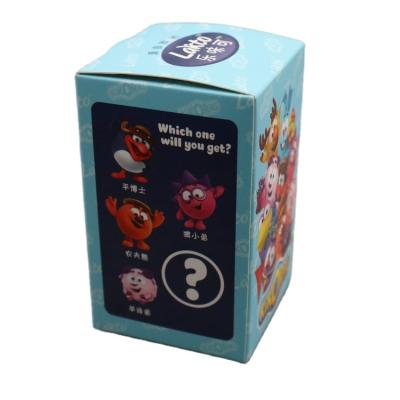 China Cartoon Toy Cheap Price High Quality Micro Injection PVC Rubber Convex Customized Cartoon Soft Rabbit 3d PVC Box Blind Box Stock Number for sale