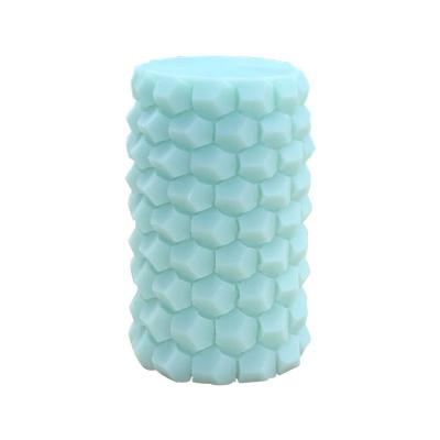 China DIY Candle Making 3D Honeycomb Shape Cylindrical Silicone Candle Mold For Soap Bath Bomb,Handmade Honeycomb Column Pillar Soap Mold for sale