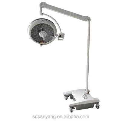 China 130 Watt Medical Shadowless Light Single-arm Mobile Type LED Surgery Operation Lamp Portable Shadowless Lamp for sale