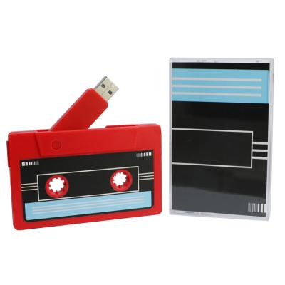 China Custom Plastic Bulk Price Cassette Recorder Usb Flash Player 1GB 2GB 4GB 8GB16GB 32GB 64GB With Custom Logo for sale