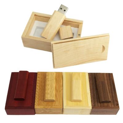 China Wooden USB Pendrive USB2.0 3.0 Flash Drive 4GB 8GB 16GB 32GB 64GB USB Flash Drive Free Pen Drive Wedding Photography Gift Laser Logo for sale