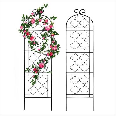 China Sustainable Garden Metal Frame Trellis For Climbing Plants Rose Vegetable Flower Plant Outdoor Trellis for sale