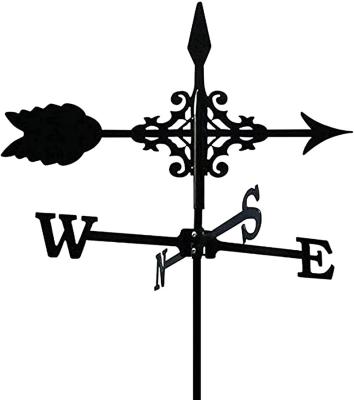 China Weathervane Minimalist Ornamental Garden Stake Vane Wind Direction Indicator Professional Weather Measuring Tool Outdoor Yard for sale