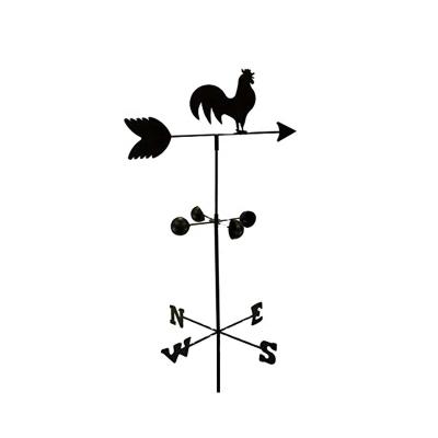 China Wholesale Custom Minimalist 6 Feet Black Metal Weathervane For Garden Decor for sale