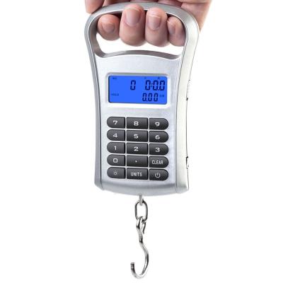 China Portable 50kg in 100g Increments Digital Luggage Scale LG200 Fishing Scale Hanging Hanging Scale Factory for sale