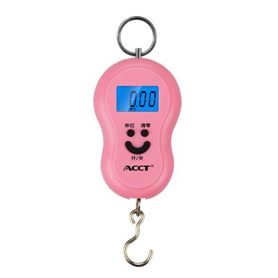 China Portable Hanging Scale 40kg/100g Stainless Steel +ABS Materials Hanging Scale Digital Weight Measurement Balance for sale