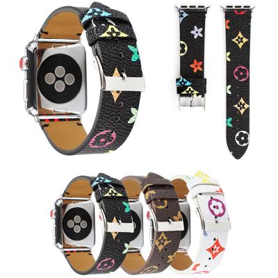 China For Apple Watch 1 2 3 4 5 6 Luxury Handmade High Quality Watch Bands Leather Strap 38mm 42mm Banda de reloj Se Watch Band for sale