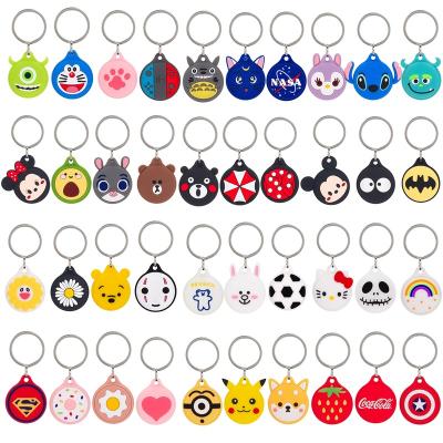 China Shockproof Cute Paw Dog Pet APPL Airtags Case Silicon Anti-Lost Tracker With Key Chain Protective Case For Apple Airtag for sale