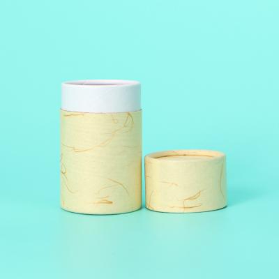 China Bio-degradable essential oil 10ml 20ml 50ml packaging tube custom design paper cans perfume kraft tubes for sale