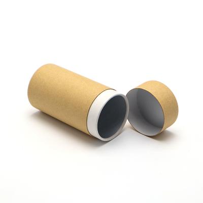 China Bio-degradable best product cosmetics paper jars custom size cylinder cans essential oil paper tube for sale