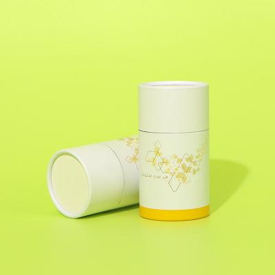 China Bio-degradable custom logo perfume cardboard cylinder tube white round packaging boxes paper tube for sale