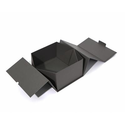 China Recyclable biodegradable cardboard packaging custom luxury folding jewelry watch gift paper box for sale