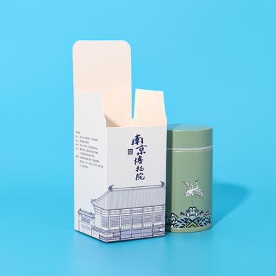 China Recyclable excellent quality kraft box custom logo folding paper packaging for skin care serum for sale