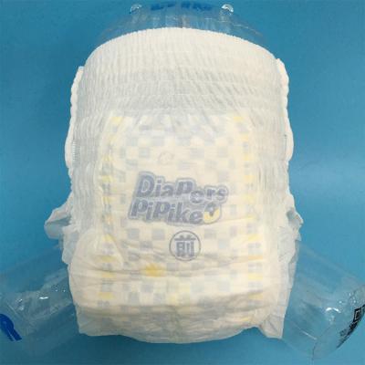 China China factory printed diapers baby diaper pants fluff pulp disposable baby diaper for sale