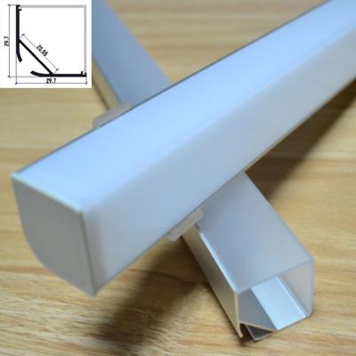 China 20mm width PCB strip light U shape aluminum profile surface mounted Aluminum channel accessory for home lihgting for sale