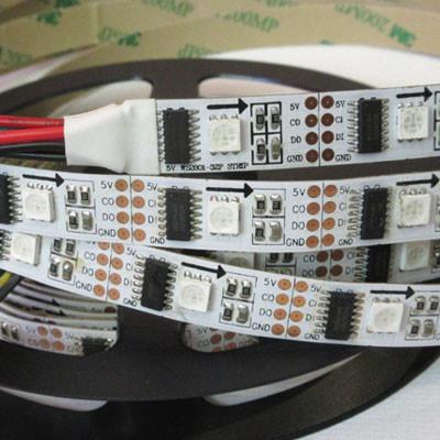 China individual control ws2801 one IC with one LED chip full color 32leds 32pixels ws2801 led strip for sale