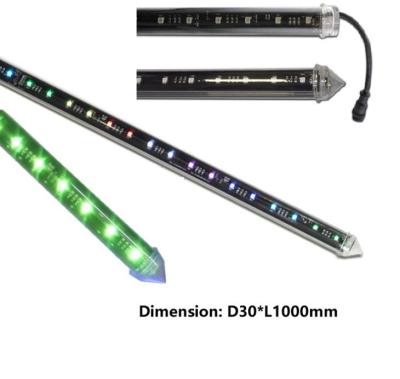 China 360 Degree DMX512 3d Vertical neon Tube Light ws2812b ws2813 ws2815 apa102 apa107 ns107s hd107s 360degre pixel neon tube en venta