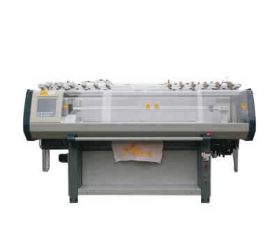 China computerized flat knitting machine collar semi jacquard collar cuff knitting machine for sale