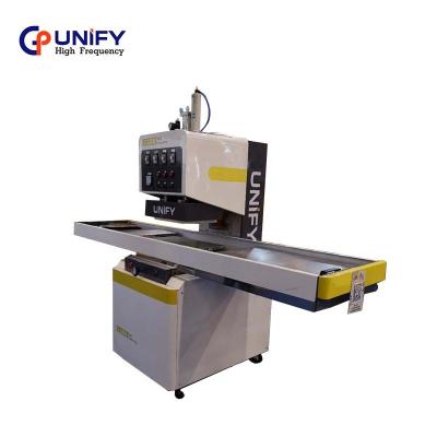 China Automotive / Medical Appliances / Blister Wrapping / Building Membrane UNIFY High Frequency 8KW Plastic Welding Machine For Carpet Mat /Medical Bag / Blister Wrap / Emboss for sale