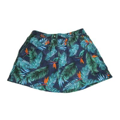 China Custom Nylon Shorts Plus Size Men's Hawaii Style Swimsuit Digital Waterproof Swimming Panel 100% Shorts Elastic Waist for sale