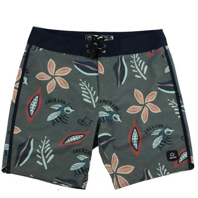 China QUICK DRY swim trunks customized mens board shorts with mesh lining and back pocket for sale