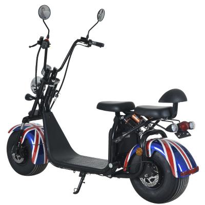 China Powerful Double Seat 1000W/1500W/2000W Citycoco Double Seat Europe Style Scooter for sale